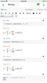Carnets - Jupyter screenshot