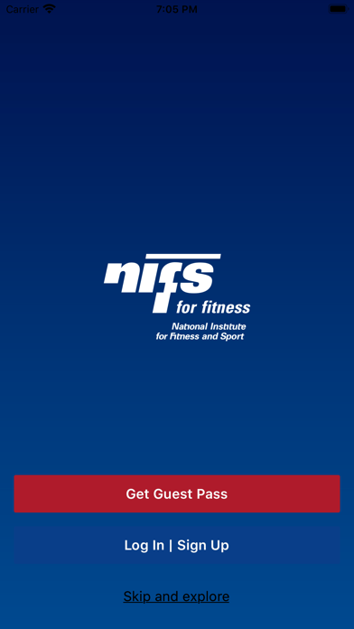 Screenshot #1 pour National Institute For Fitness