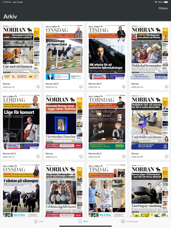 Screenshot #5 pour E-tidning Norran