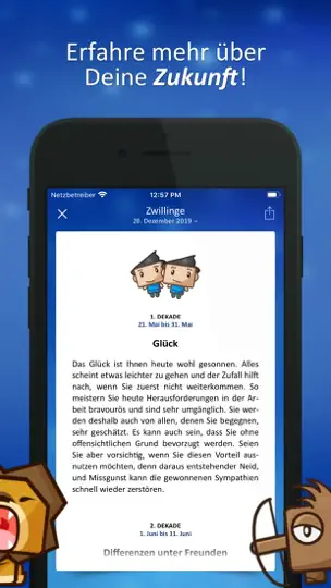 Screenshot von Horoskop App - Astrologie 2020 auf dem iPhone 2