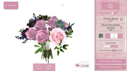 Bridal Bouquet Builder Screenshot