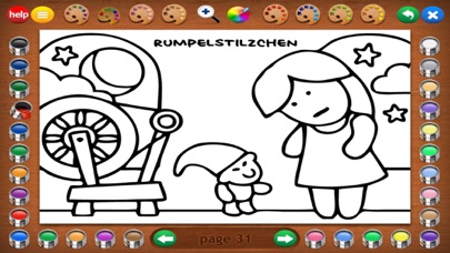 screenshot of Fairy Tales Coloring Book 6