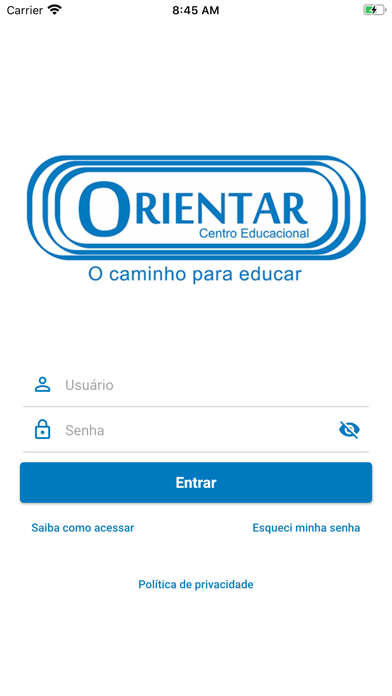 Orientar Centro Educacional Screenshot