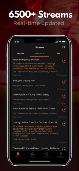 Game screenshot Police Scanner, Fire Radio apk