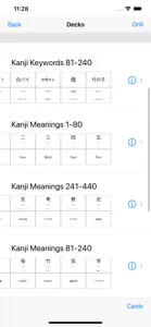 1000+ Kanji Flash Cards screenshot #1 for iPhone