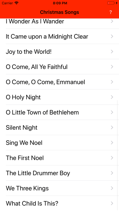 Simple Christmas Songs Screenshot