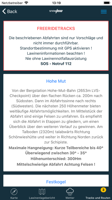 Screenshot #2 pour snowhow freeride
