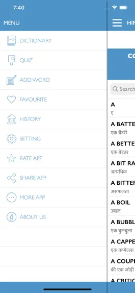 Game screenshot H - Hindi Dictionary apk