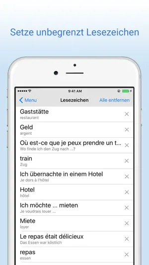 Deutsch–Französisch Wörterbuch screenshot 4