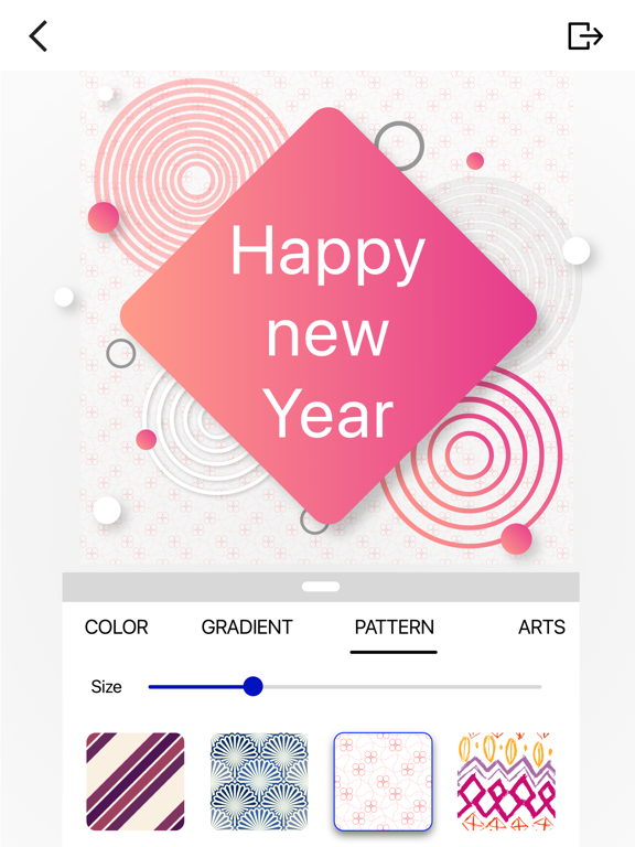 Post.Art Poster Flyer Ad Maker iPad screenshot 4 - Photo & Video app
