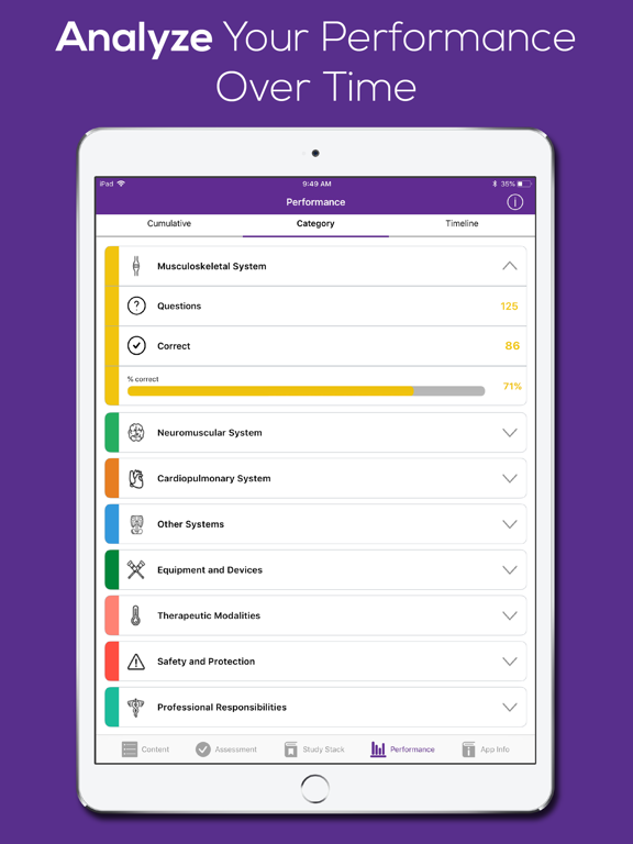PTA Content Master iPad screenshot 5 - Medical app