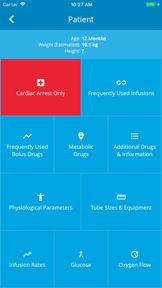 Paediatric Emergency Tools screenshot