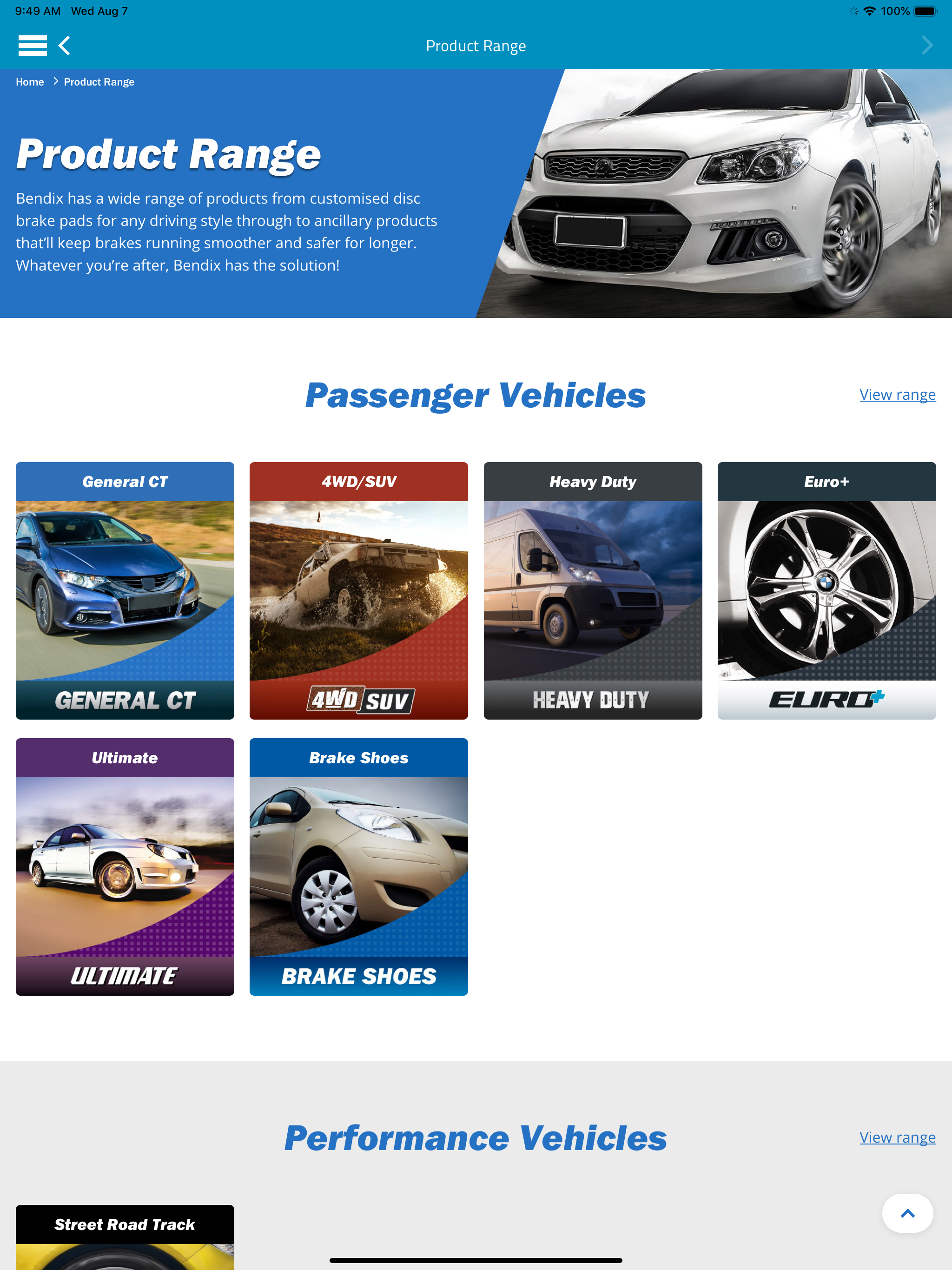 Bendix Catalogue