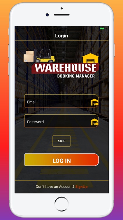 Warehouse booking Manager