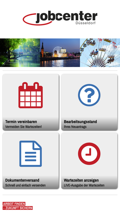 Screenshot #1 pour Jobcenter Düsseldorf