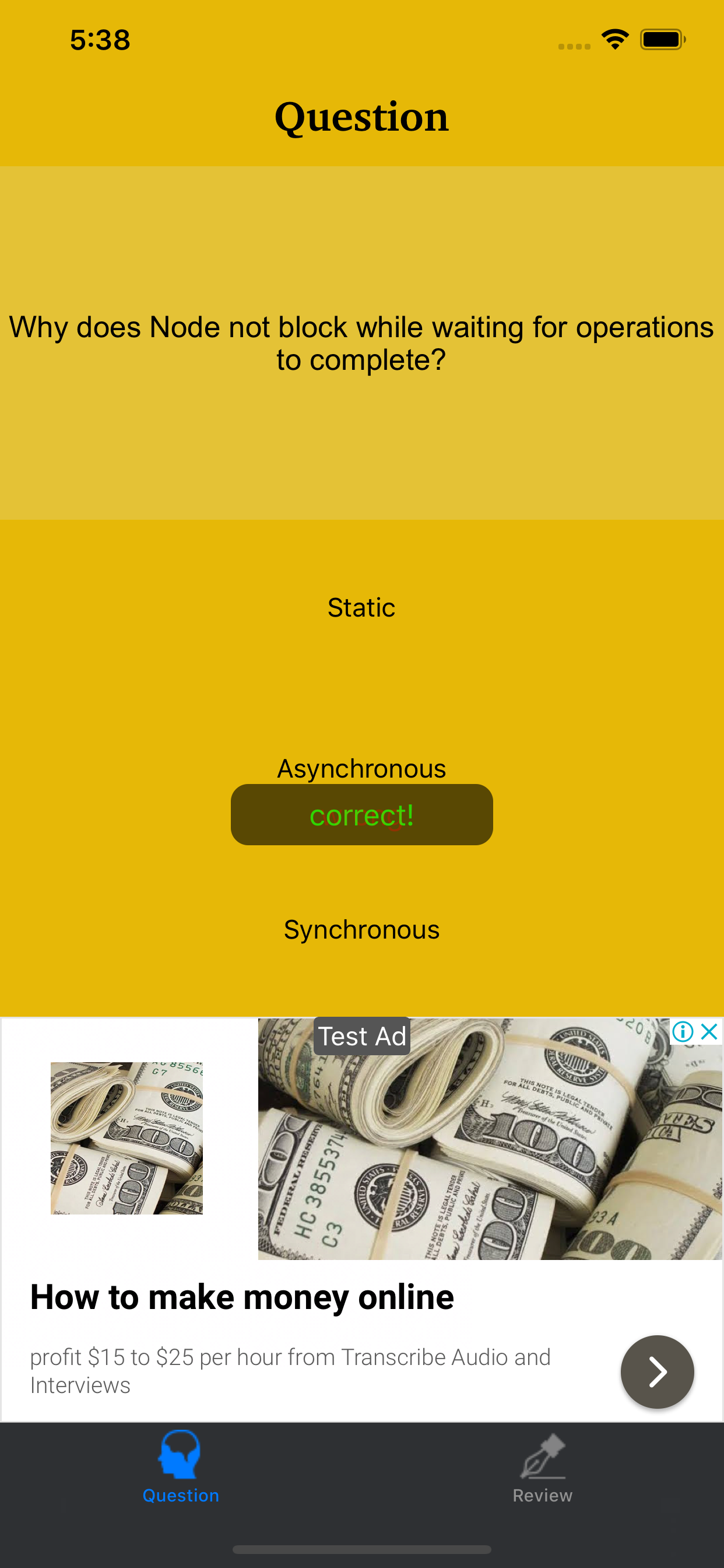 Javascript Q&A screenshot 2