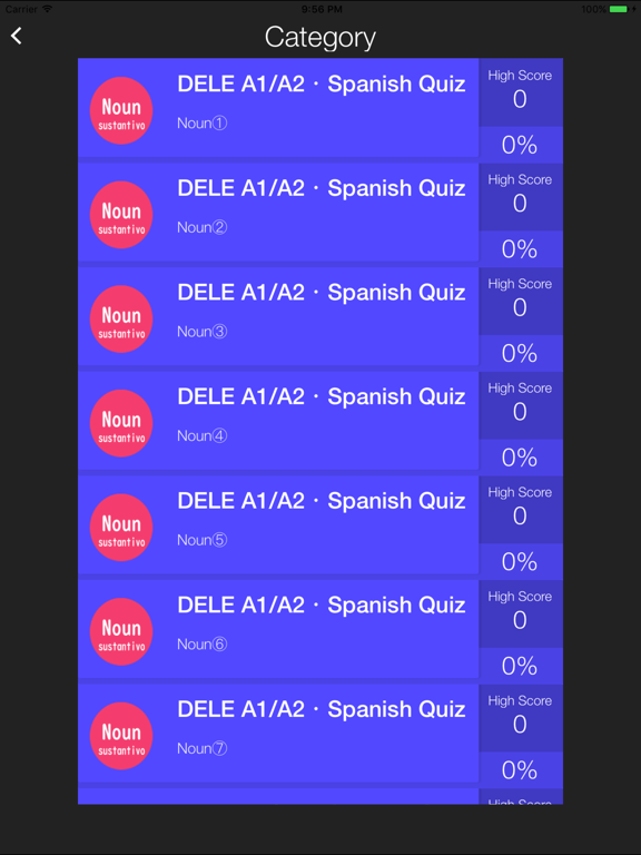 DELE exam Spanish Quiz screenshot 3