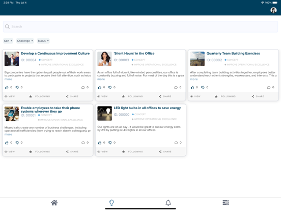 Screenshot #6 pour Wazoku Idea App