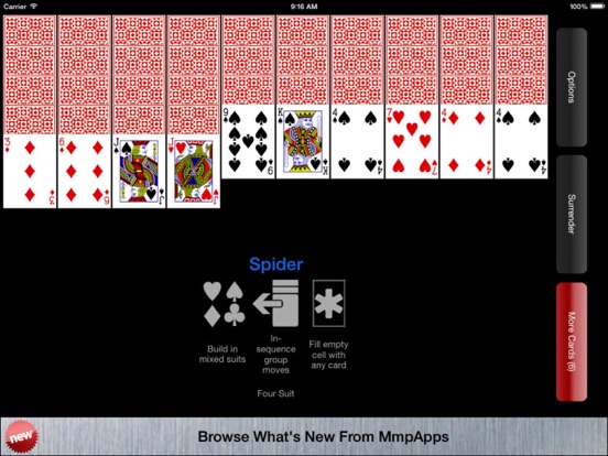 Screenshot #5 pour Spider Classic Solitaire