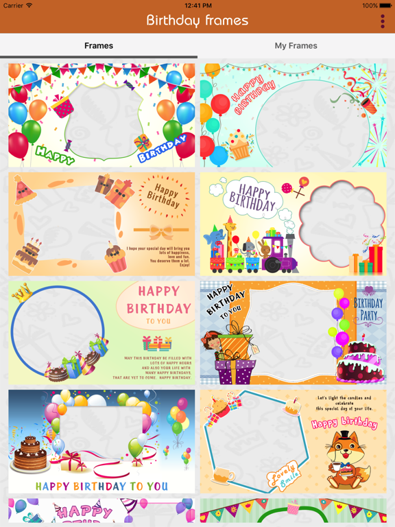 Screenshot #4 pour Birthday Photos Frames