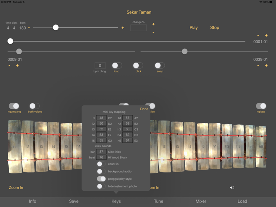 Screenshot #2 for Gamelan Gender