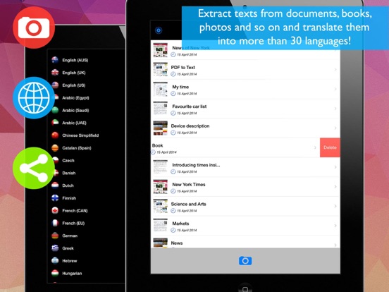 Screenshot #1 for Text Extractor +Translator Pro