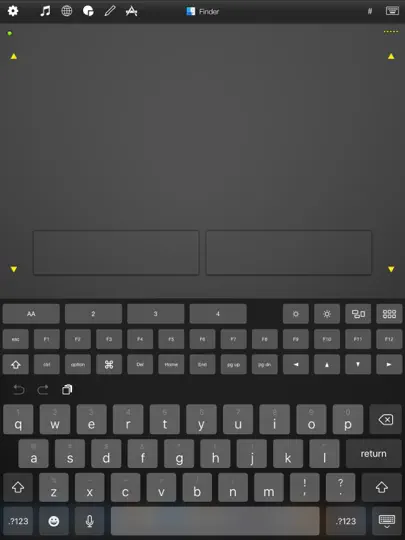 Capture d'écran de Mobile Mouse - IPad Edition sur iPhone 3