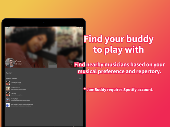 Screenshot #4 pour JamBuddy - Find musicians