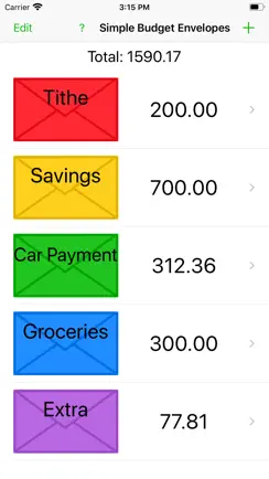 Simple Budget Envelopes iPhone image 1