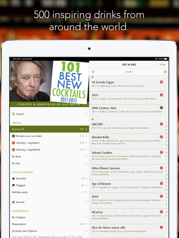 Screenshot #4 pour 101 Best New Cocktails