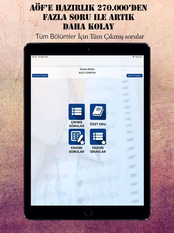 Screenshot #4 pour AÖF Çıkmış Sorular ve Özetler