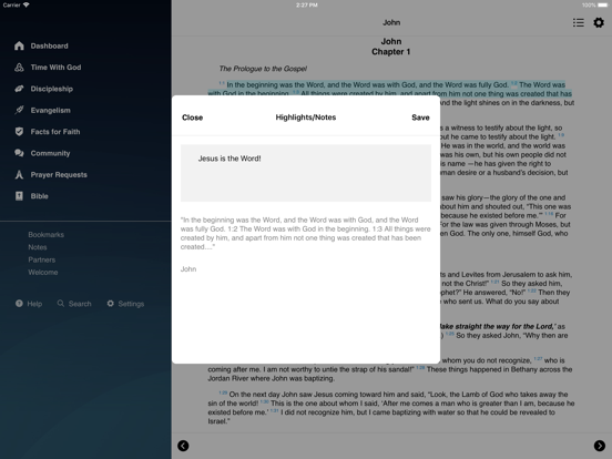 JO App (JesusOnline) iPad screenshot 5 - Lifestyle app
