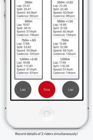 Track Cycling Stopwatchのおすすめ画像1