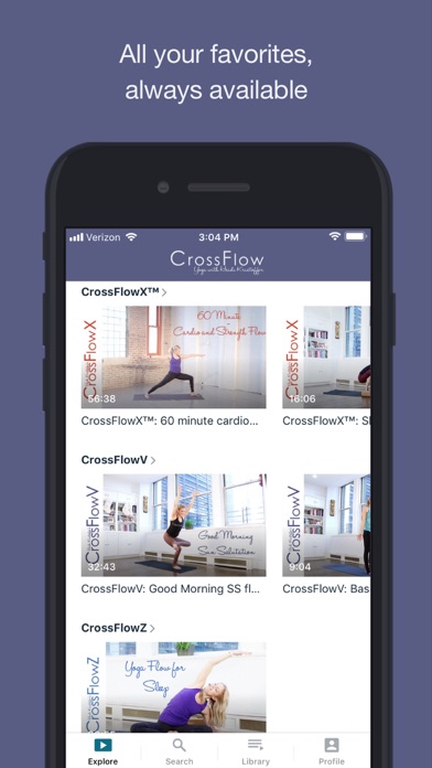 CrossFlow Yoga Screenshot