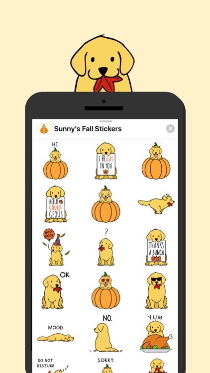 Sunny's Fall Stickers