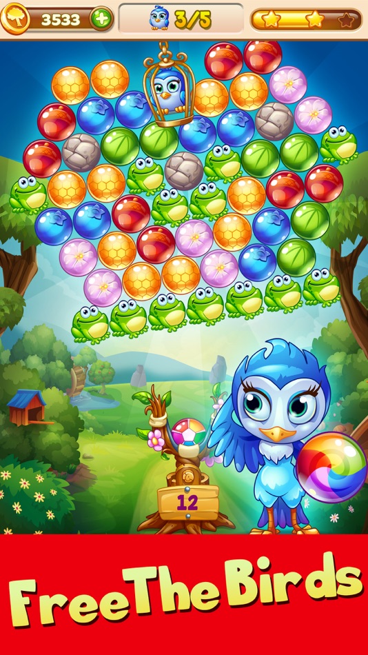 #1. Forest Rescue: Bubble POP (iOS) 来自: Qublix