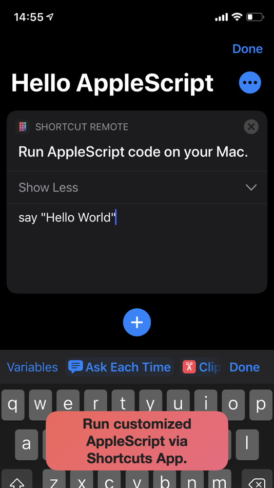 #7. Shortcut Remote Control (macOS) بواسطة: riedel.wtf apps S.L.
