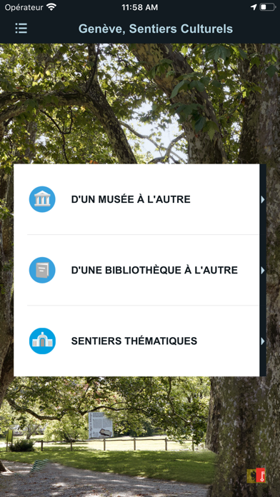 Screenshot #2 pour Genève Sentiers culturels