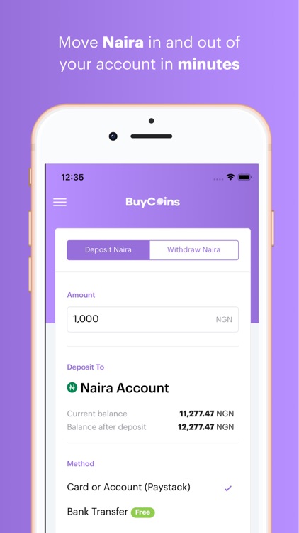 BuyCoins - Buy Bitcoin & More