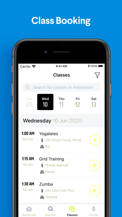 CHi Fitness Screenshot