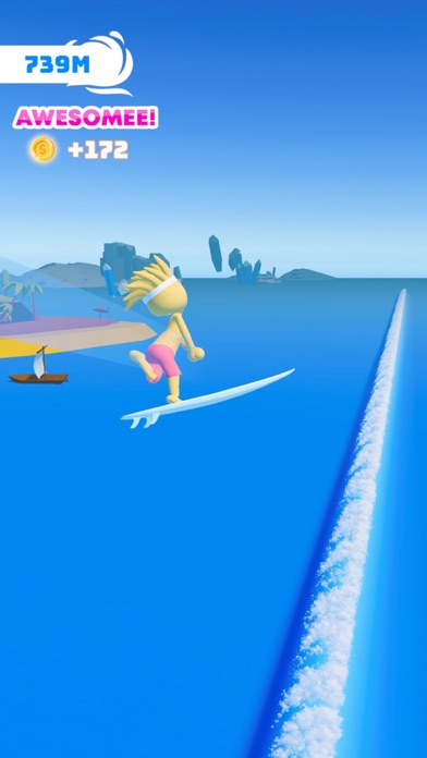Tsunami Surfer! screenshot 2