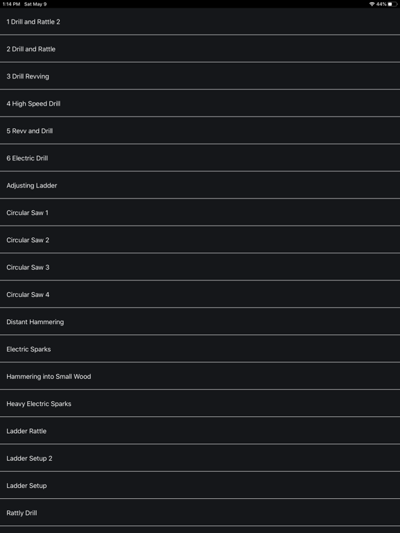 Screenshot #5 pour Drill Sounds and Power Tools