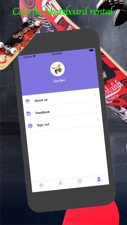 Colorful Skateboard rental screenshot-3
