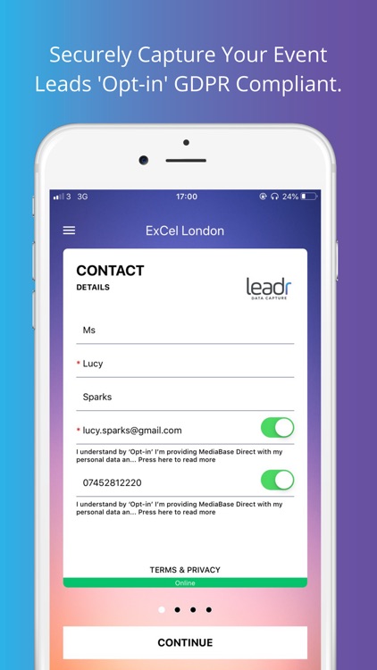 leadr Data Capture screenshot-0