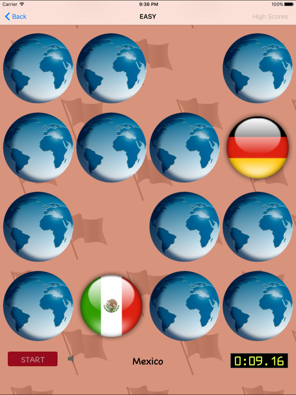 Screenshot #4 pour Flags Matching Game 2