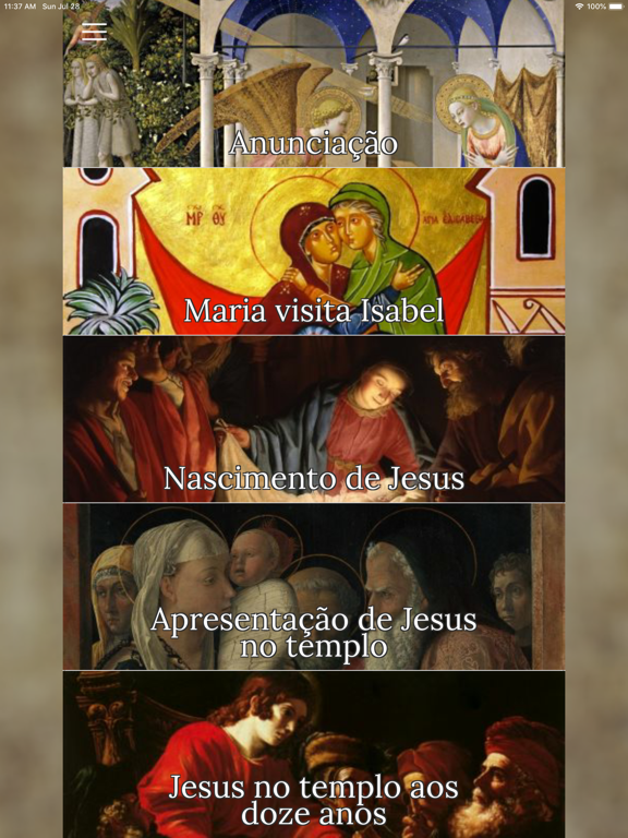 Screenshot #6 pour Contemplatio: Terço em imagens