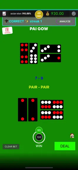 Game screenshot Practice Pai Gow Tiles apk