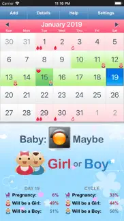 fertility & period tracker iphone screenshot 2