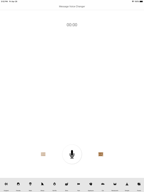 Screenshot #4 pour Message Voice Changer