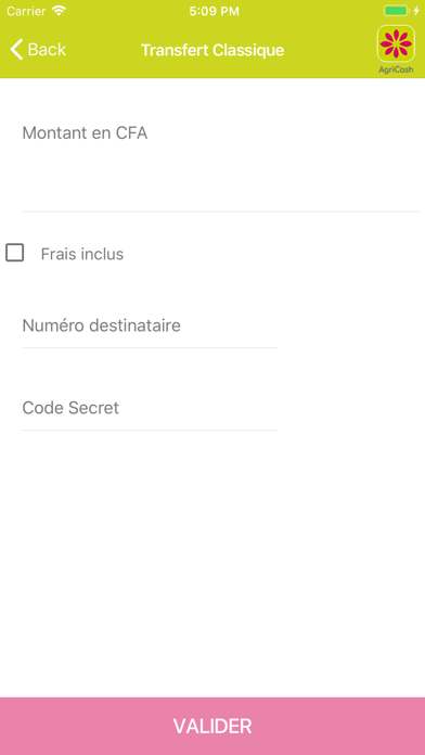 App screenshot
